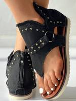 DressLily Women's Flat Sandals