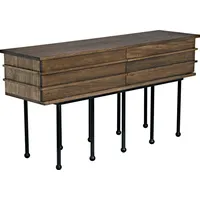 LuxeDecor Walnut Consoles