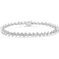 Shop Premium Outlets Haus of Brilliance Women's Sterling Silver Bracelets