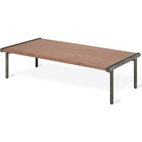 LuxeDecor Gus Modern Walnut Coffee Tables