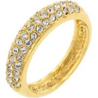 Amiclubwear Women's Pave Rings