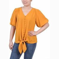 NY Collection Women's Puff Sleeve Tops