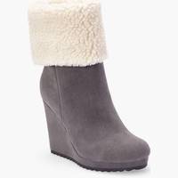 JustFab Women's Wedge Boots