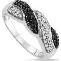 MyDiamondBox Women's Black Diamond Rings