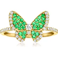 French Connection Women's Butterfly Rings