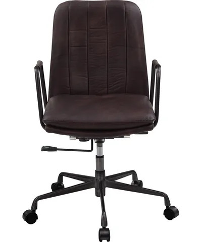 Vintage Top Grain Leather Office Chair