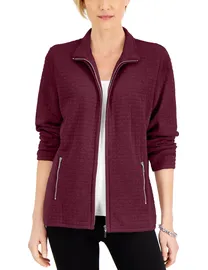 Shop Macy s Karen Scott Women s Fleece Jackets Coats up to 80 Off DealDoodle