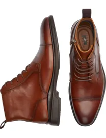 Shops joseph abboud calvin brown cap toe lace ups